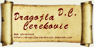 Dragojla Čereković vizit kartica